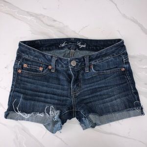 American Eagle cuffed jeans shorts